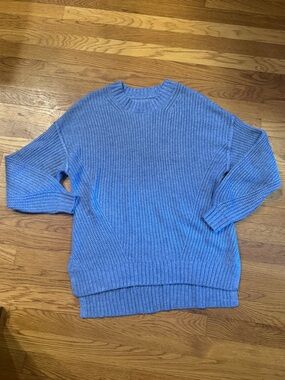 American Eagle Blue Oversized Sweater